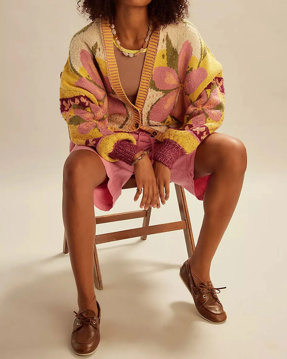 Floral Knit Cardigan sold by rihoas product image thumbnail 4