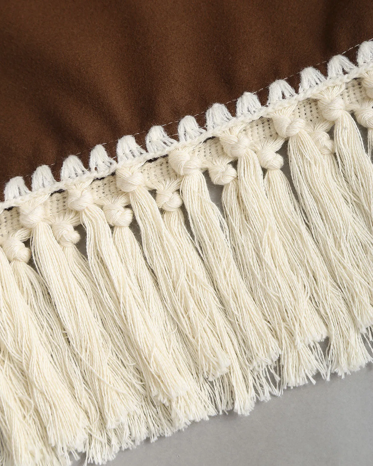 Brown Contrasting Pocket Coat sold by rihoas product image thumbnail 3