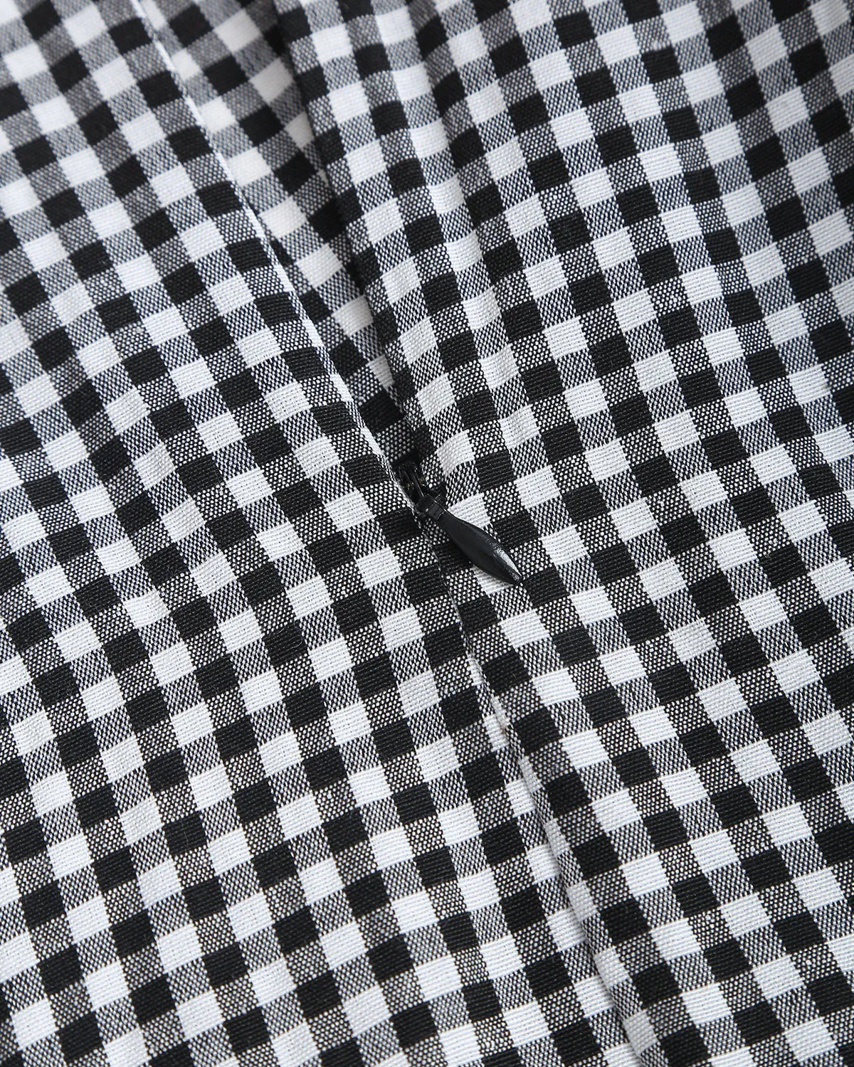 Black Plaid A-Line Midi Skirt sold by rihoas product image thumbnail 4