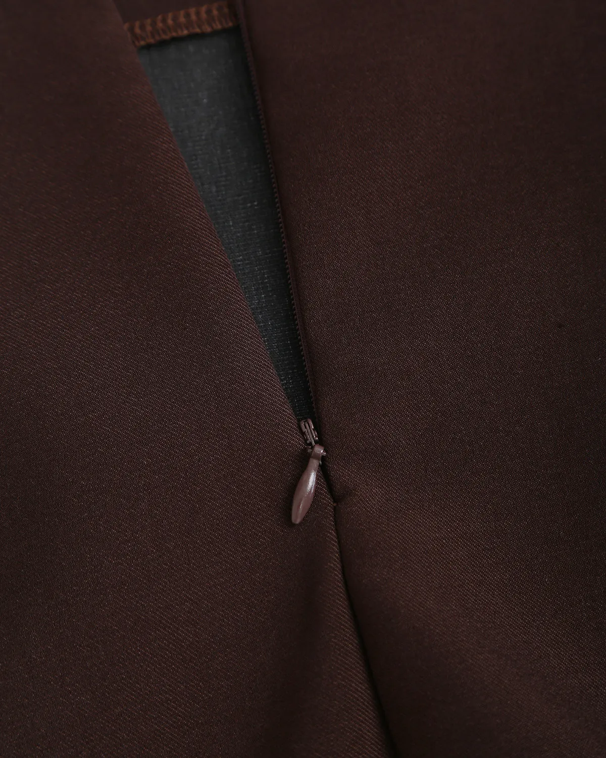 Coffee Natural Waisted A-Line Mini Skirt sold by rihoas product image thumbnail 3