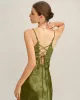 Green Jacquard Corset Slip Maxi Dress sold by rihoas