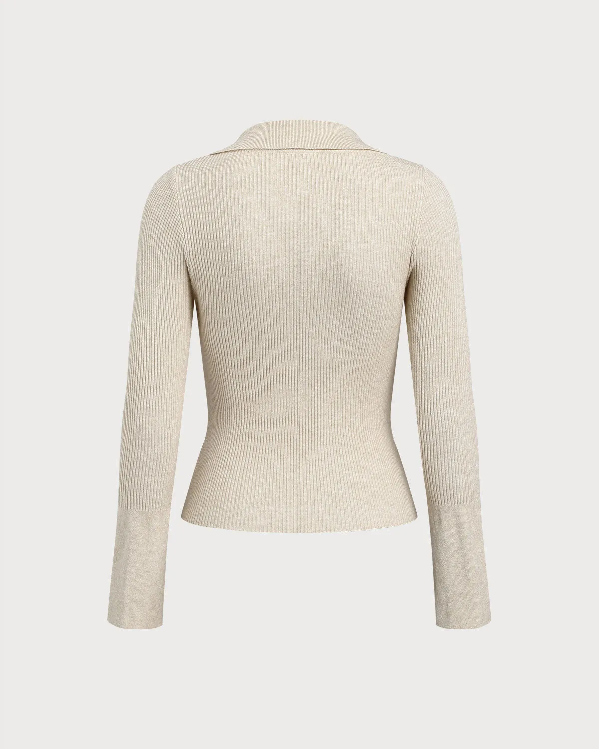 Apricot Collared Knit Tee sold by rihoas product image thumbnail 4