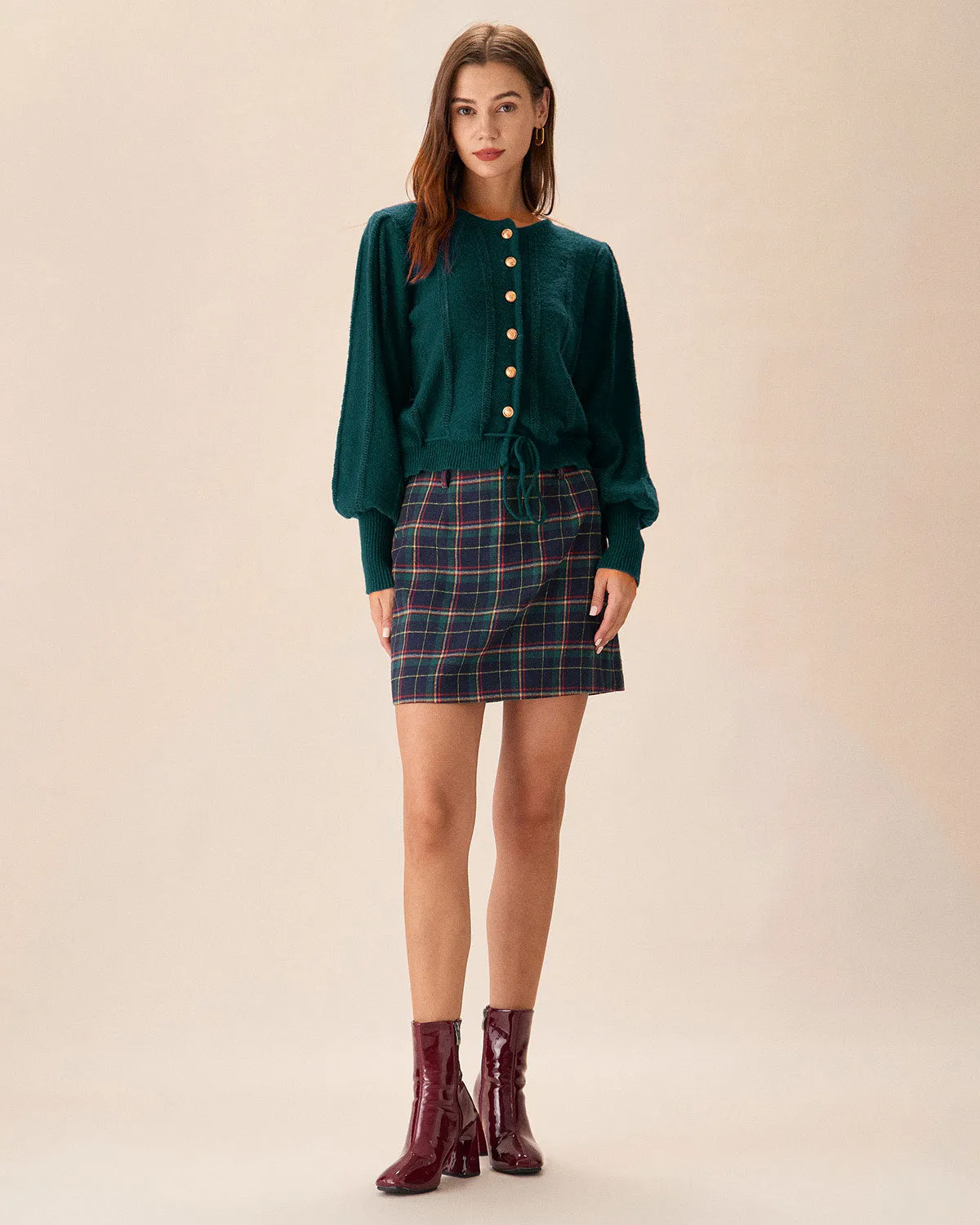 Green Lantern Sleeve Knit Cardigan sold by rihoas product image thumbnail 4