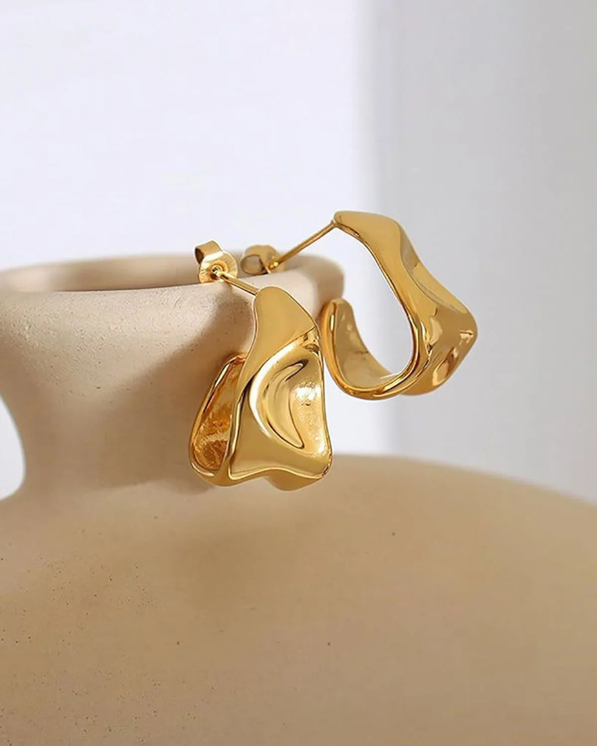 Gold Earrings sold by rihoas product image thumbnail 2