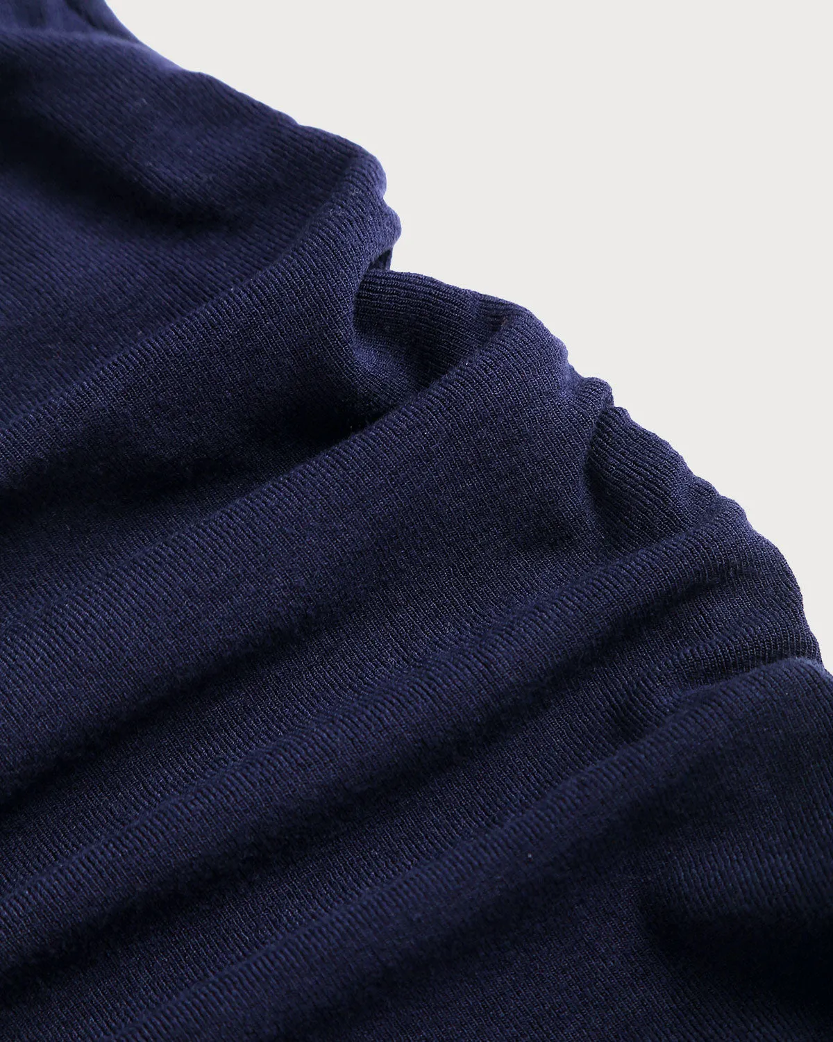 Navy Ruched Knit Tee sold by rihoas product image thumbnail 3