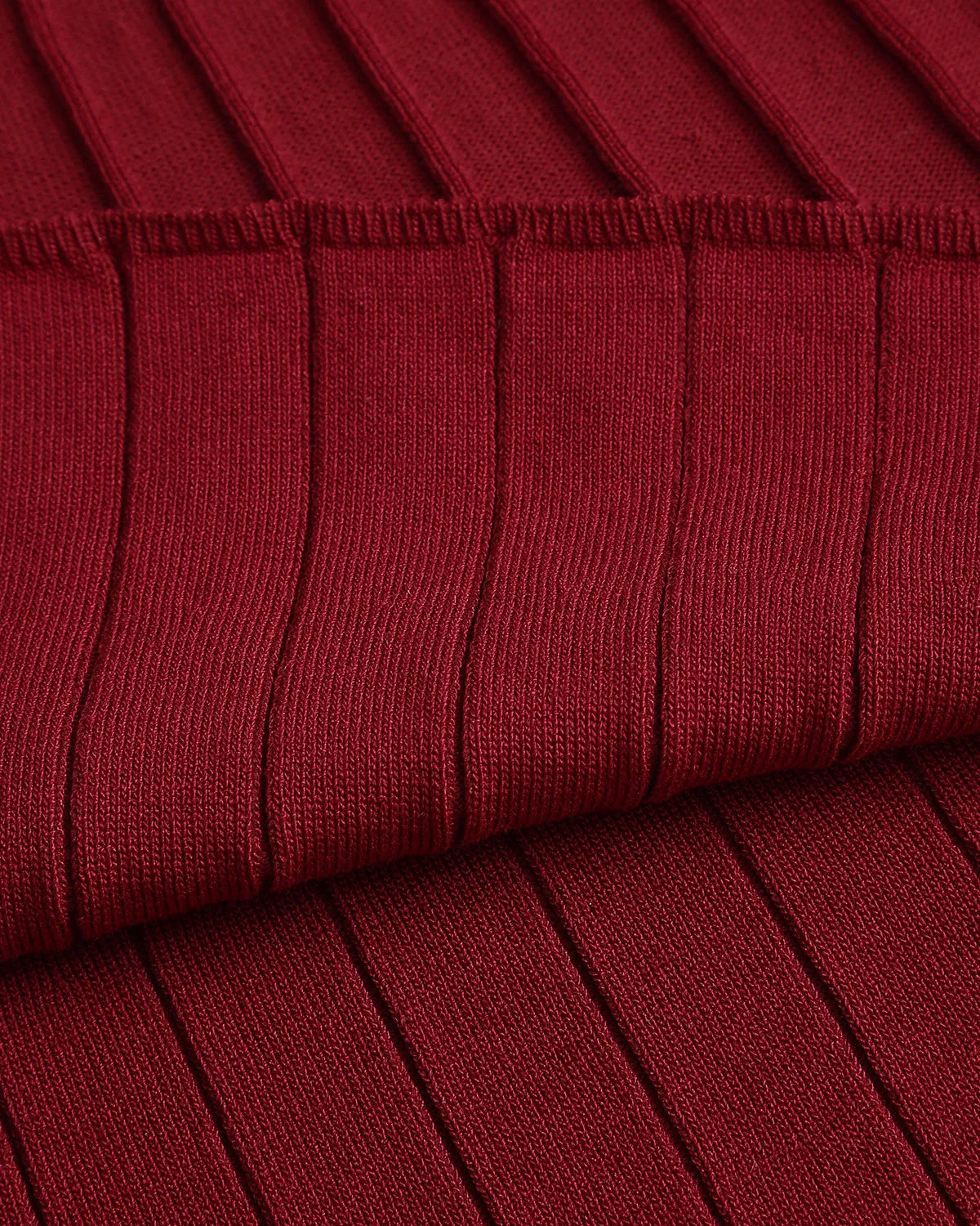 Wine Red A-Line Slip Sweater Dress sold by rihoas product image thumbnail 3