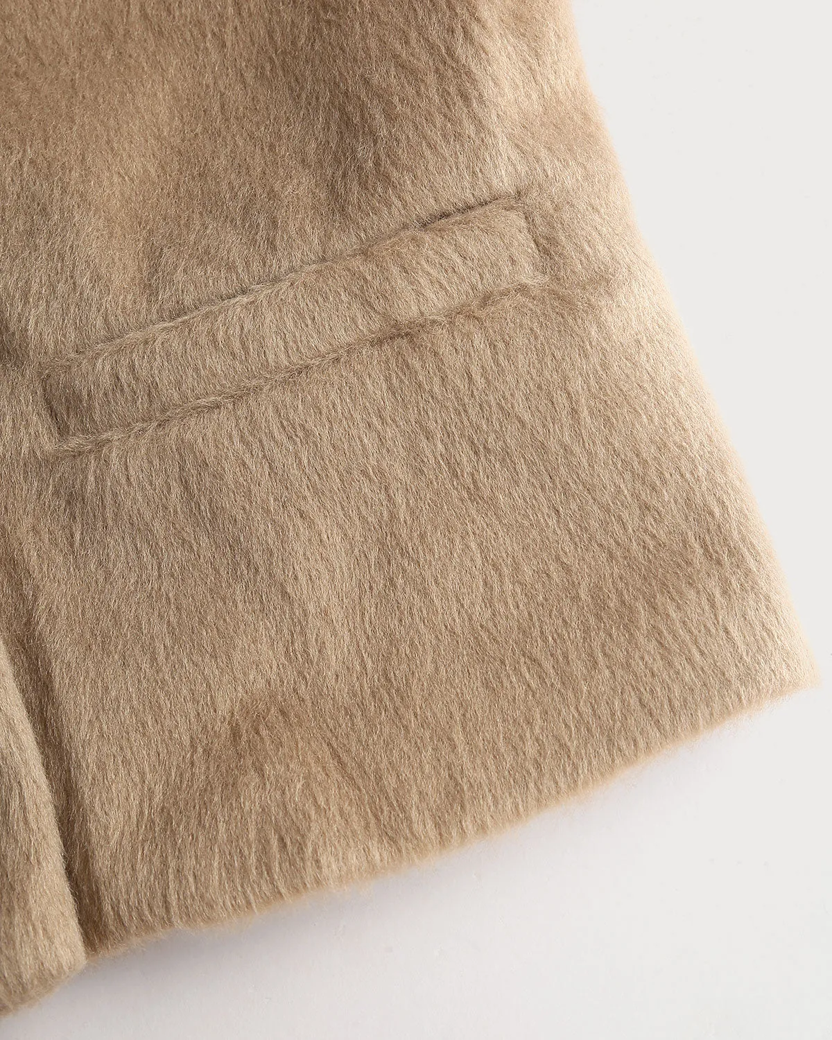 Camel Single Breasted Pockets Jacket sold by rihoas product image thumbnail 2