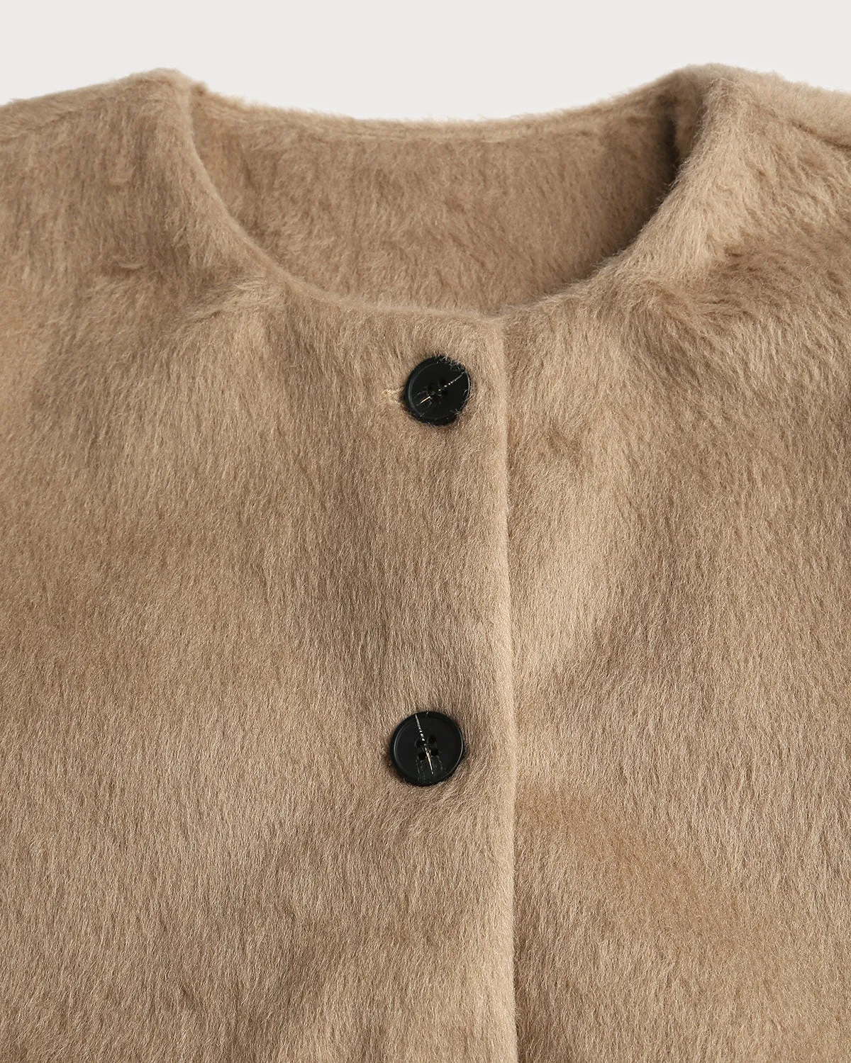Camel Single Breasted Pockets Jacket sold by rihoas product image thumbnail 4