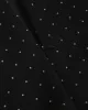Black Polka Dot Straight Mini Skirt sold by rihoas