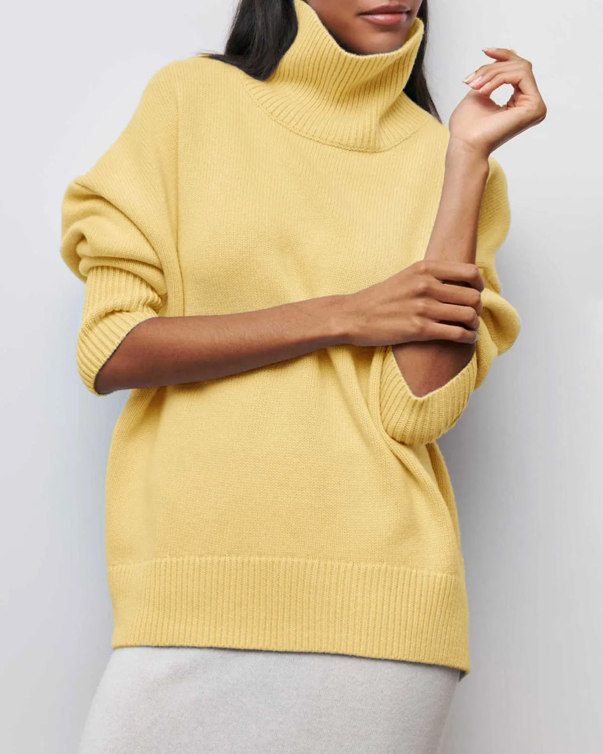 Yellow Turtle Loose Sweater sold by rihoas product image thumbnail 2