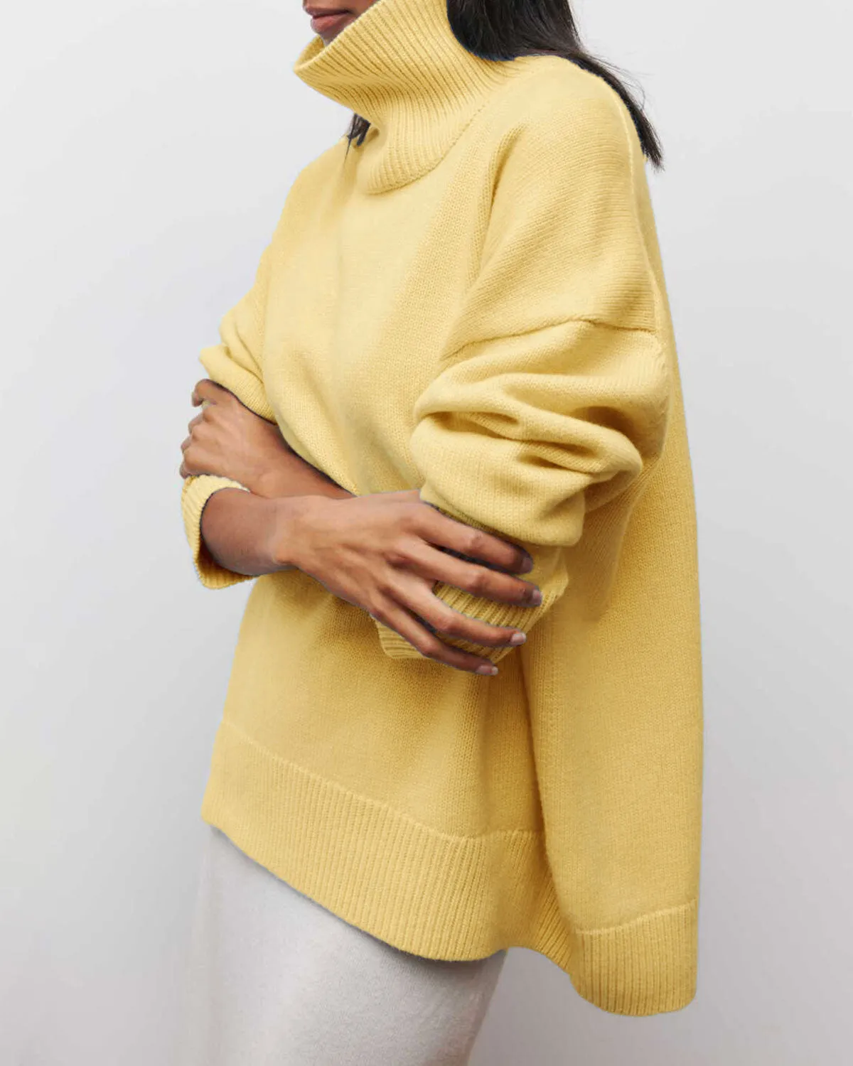 Yellow Turtle Loose Sweater sold by rihoas product image thumbnail 3
