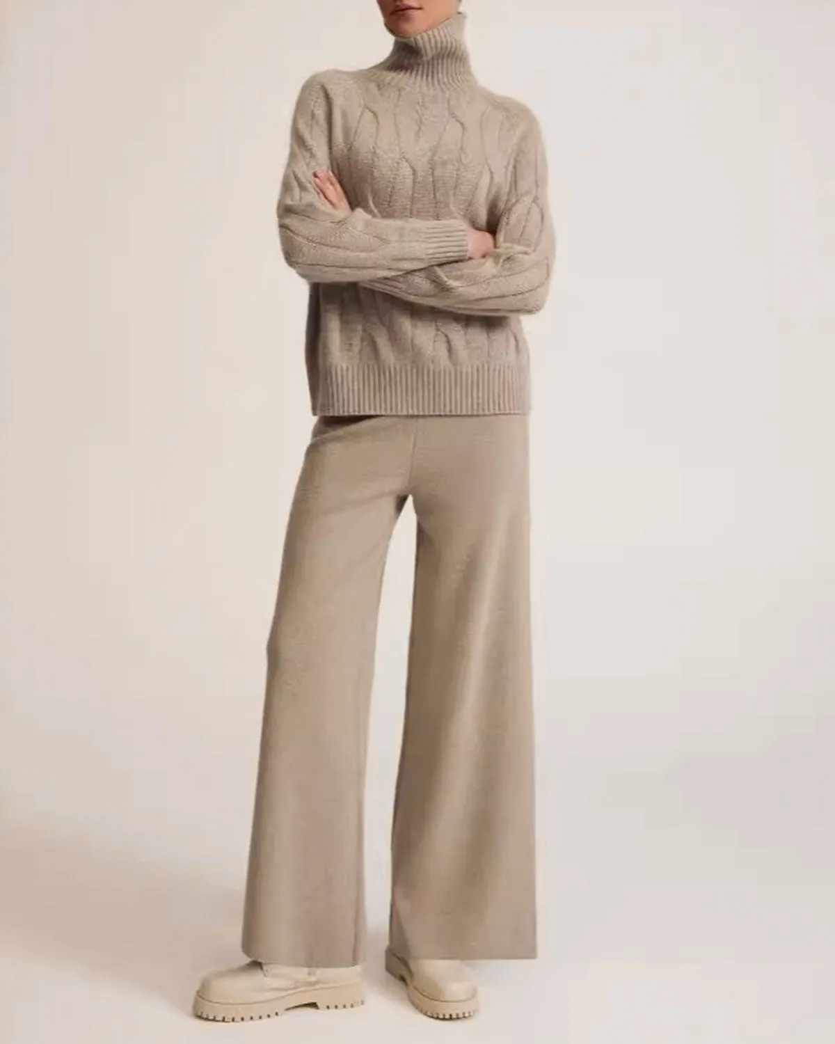 Camel Turtle Loose Sweater sold by rihoas product image thumbnail 3