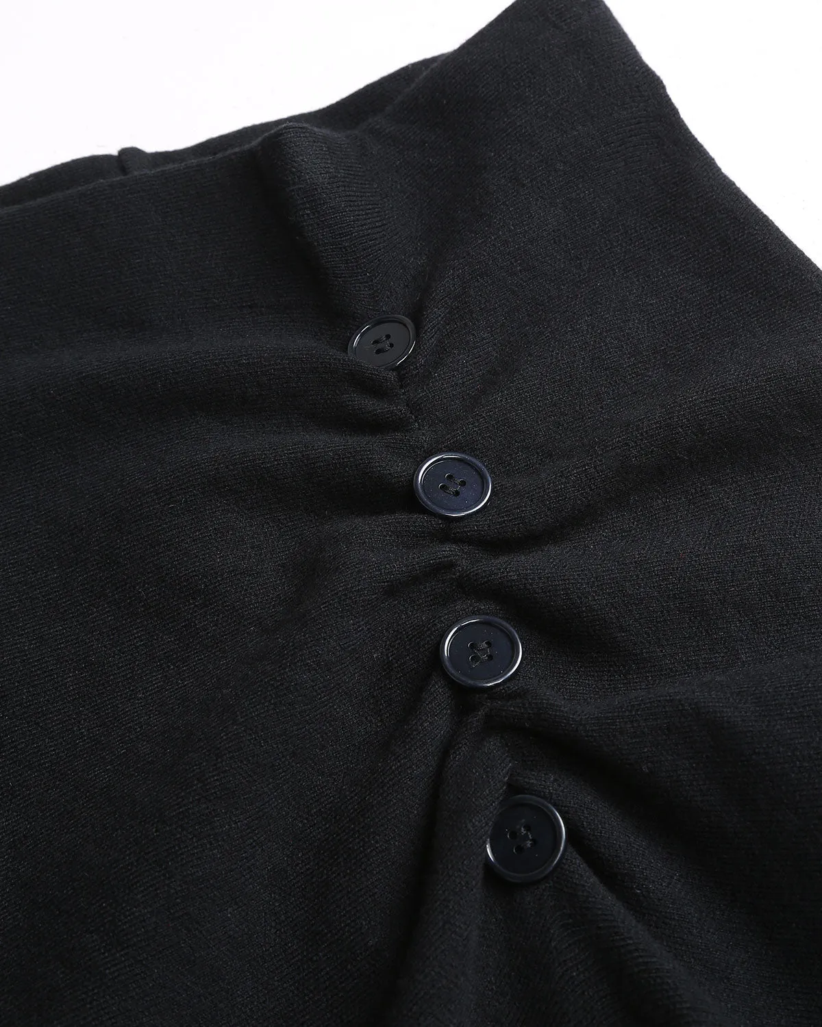 Black Mermaid Midi Skirt sold by rihoas product image thumbnail 3