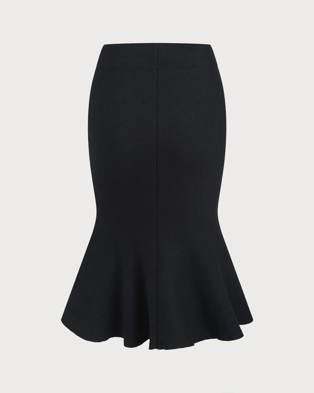 Black Mermaid Midi Skirt sold by rihoas product image thumbnail 2
