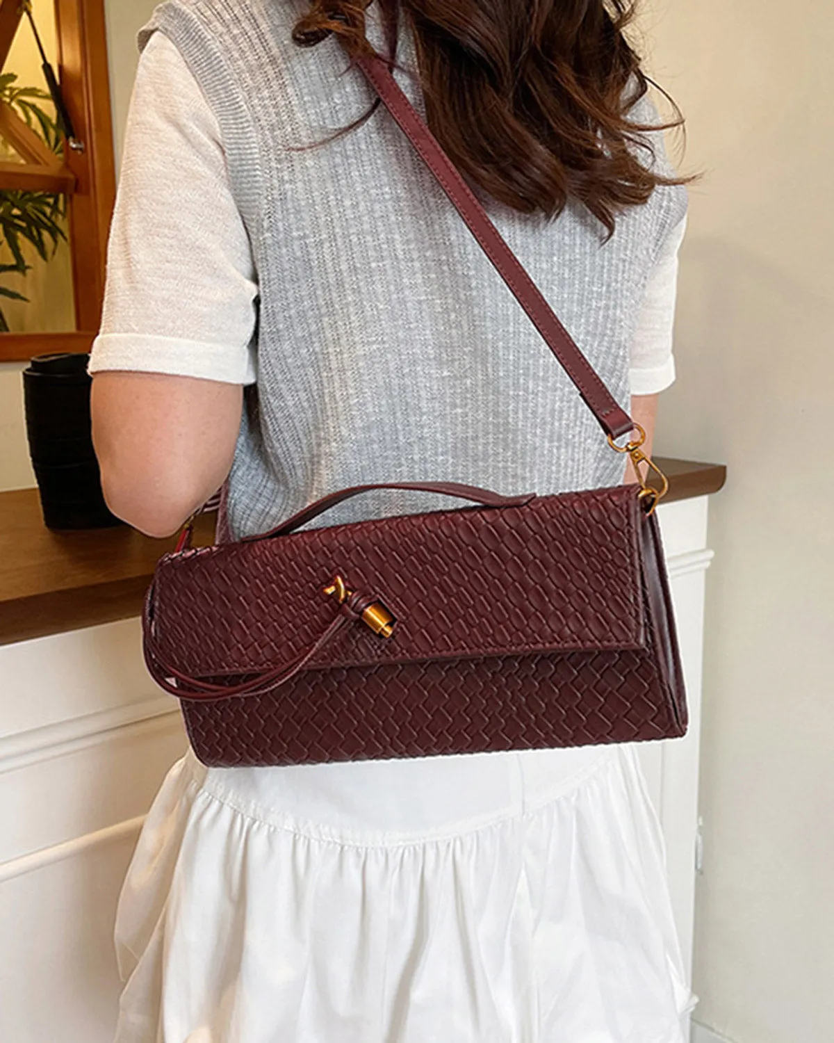 Women's PU Leather Handbag sold by rihoas product image thumbnail 5