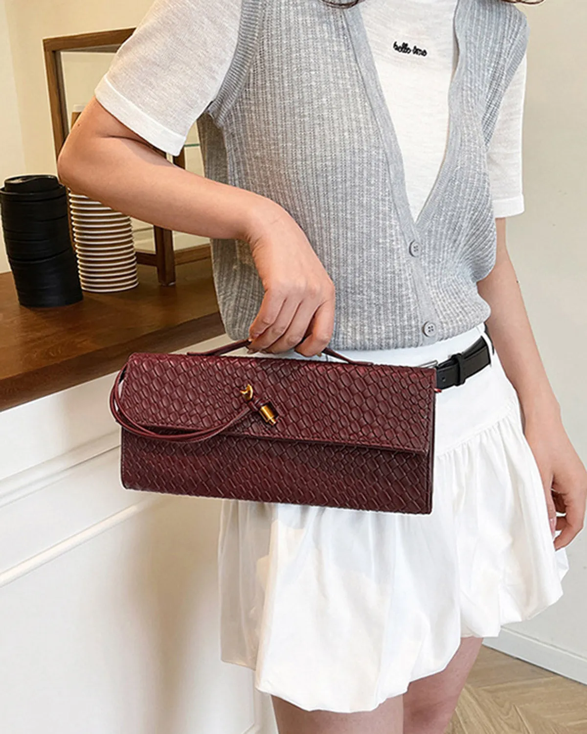 Women's PU Leather Handbag sold by rihoas product image thumbnail 4