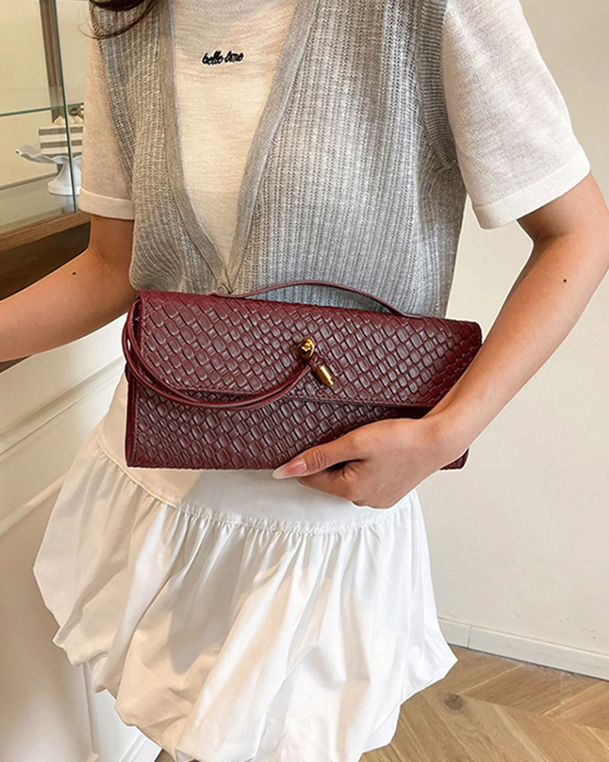 Women's PU Leather Handbag sold by rihoas product image thumbnail 3