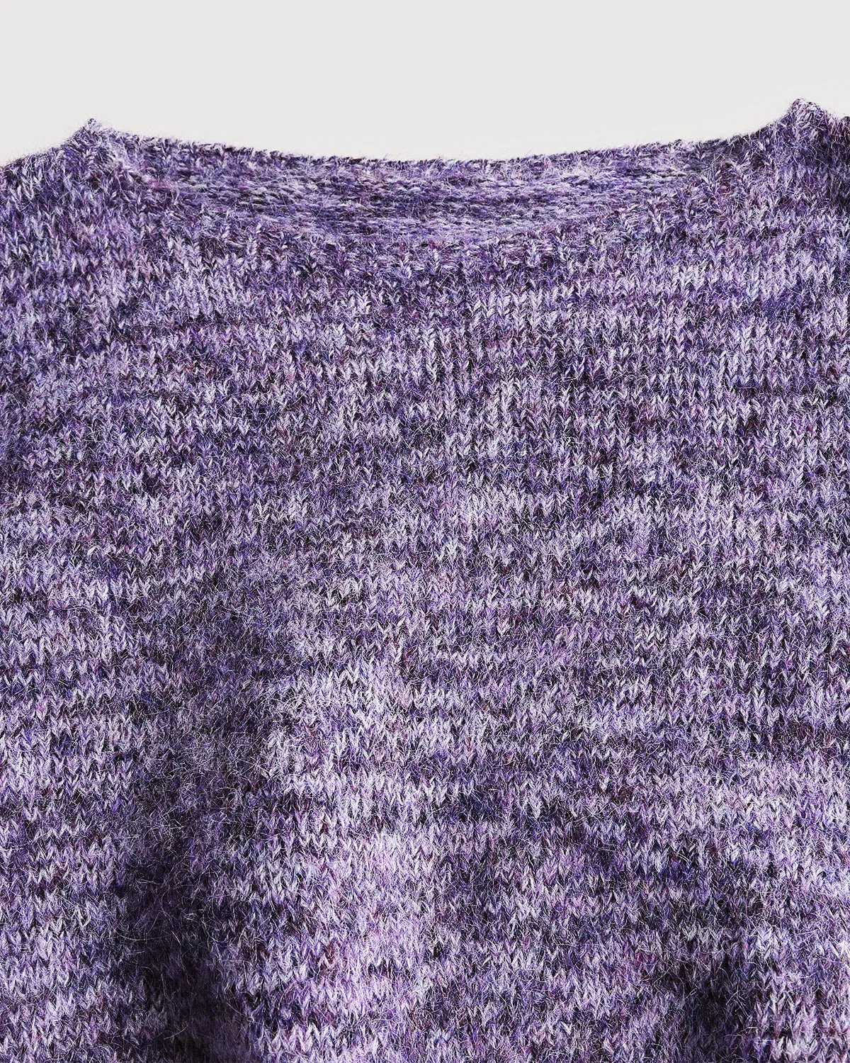 Purple Textured Loose Sweater sold by rihoas product image thumbnail 2