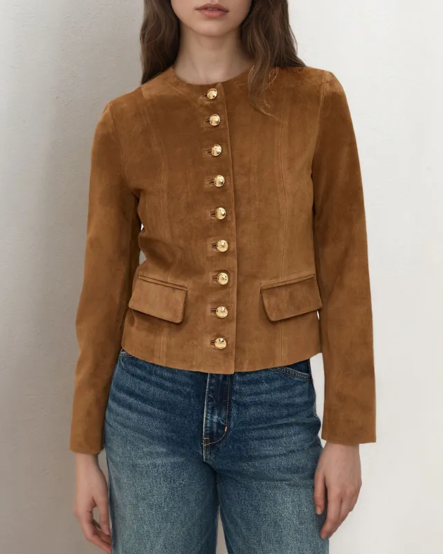 Brown Single Breasted Jacket sold by rihoas