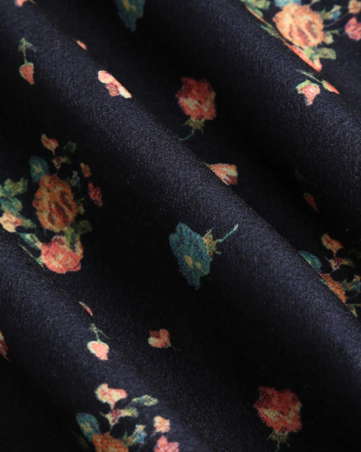 Black Floral A-Line Mini Skirt sold by rihoas product image thumbnail 4