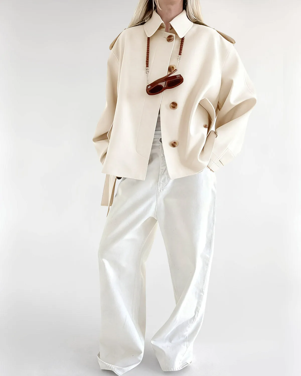 Apricot Single Breasted Jacket sold by rihoas product image thumbnail 4