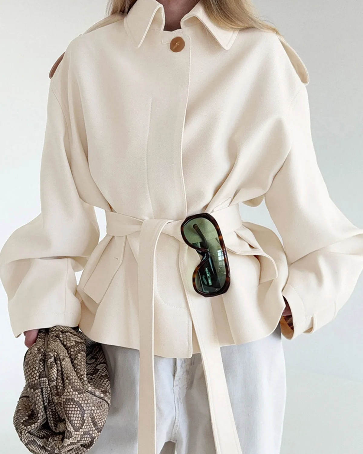 Apricot Single Breasted Jacket sold by rihoas product image thumbnail 2