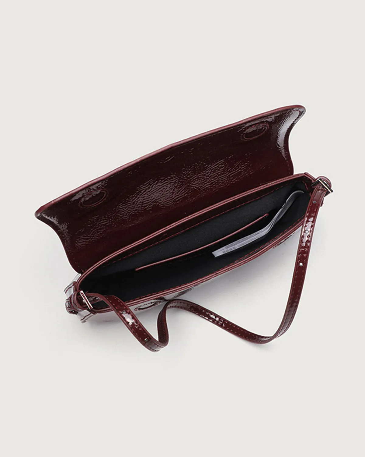 Women's Red PU Leather Handbag sold by rihoas product image thumbnail 4