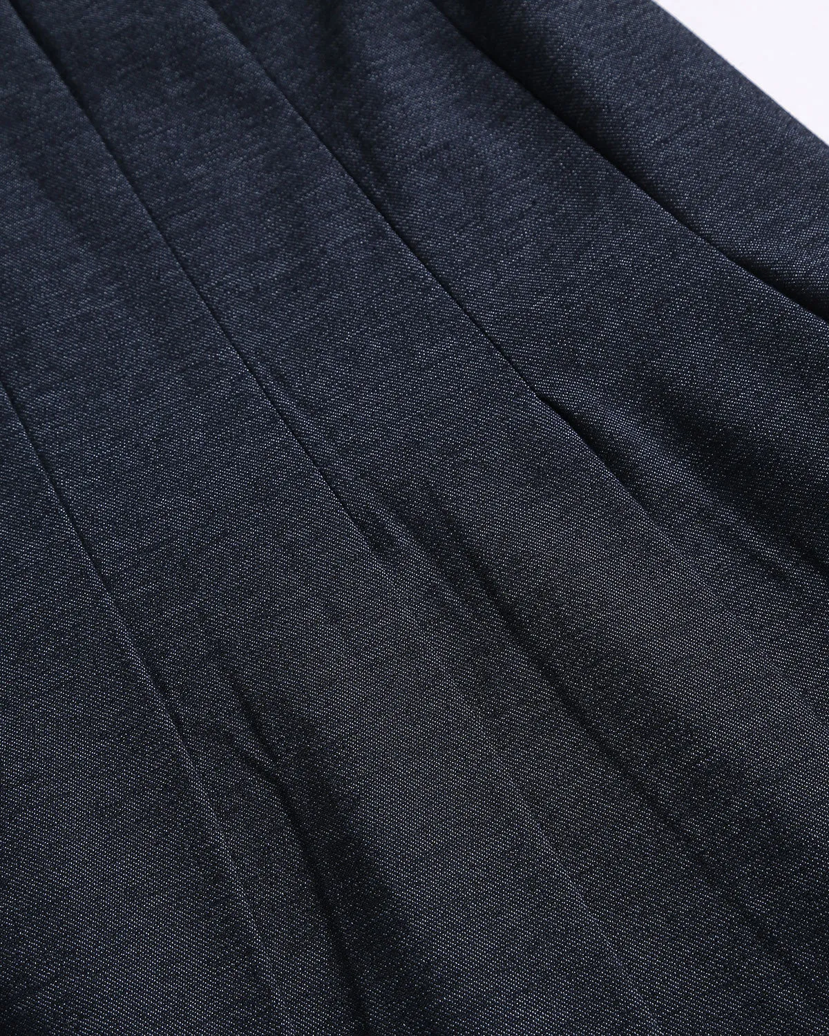 Blue Pleated Belted Midi Skirt sold by rihoas product image thumbnail 3