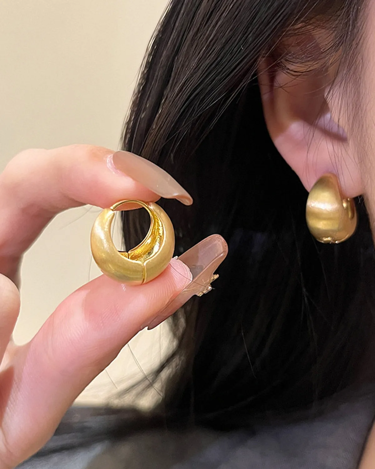 Women's Gold Earrings sold by rihoas