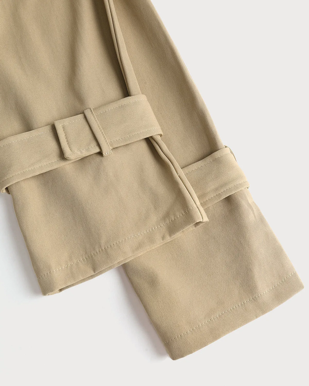 Khaki Single Breasted Loose Jacket sold by rihoas product image thumbnail 2