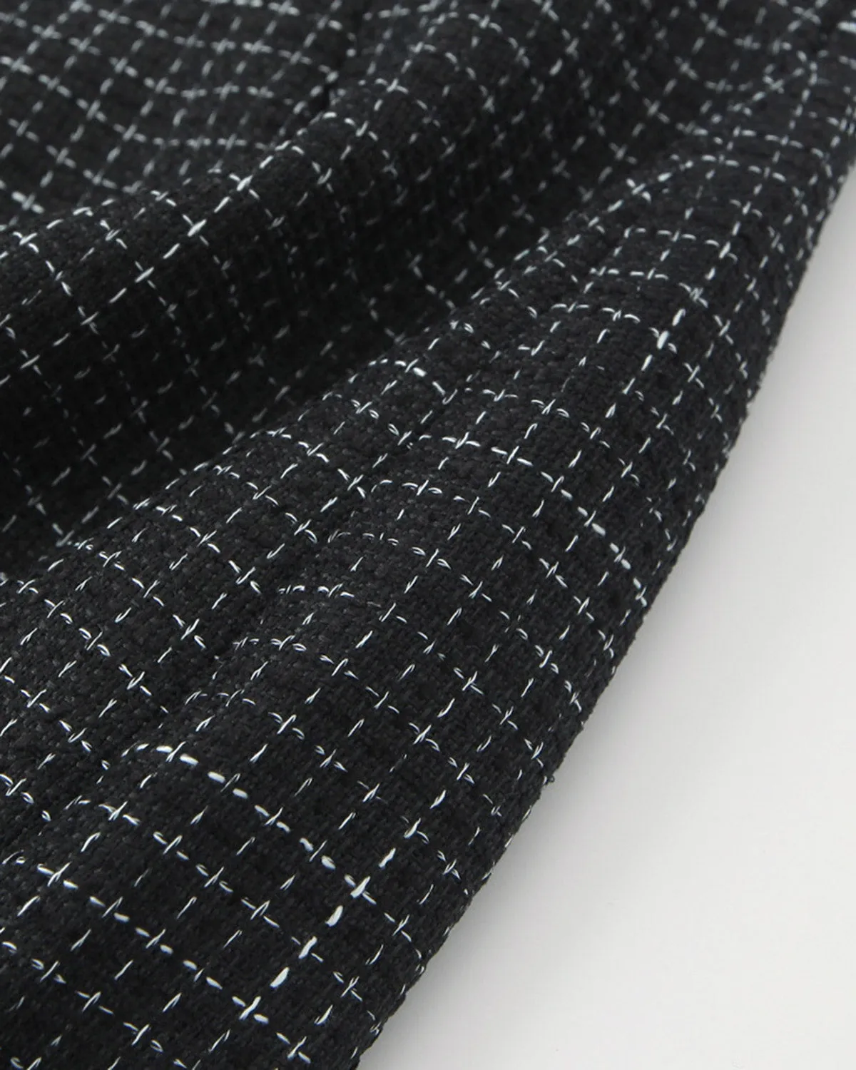 Black Plaid A-Line Mini Skirt sold by rihoas product image thumbnail 3