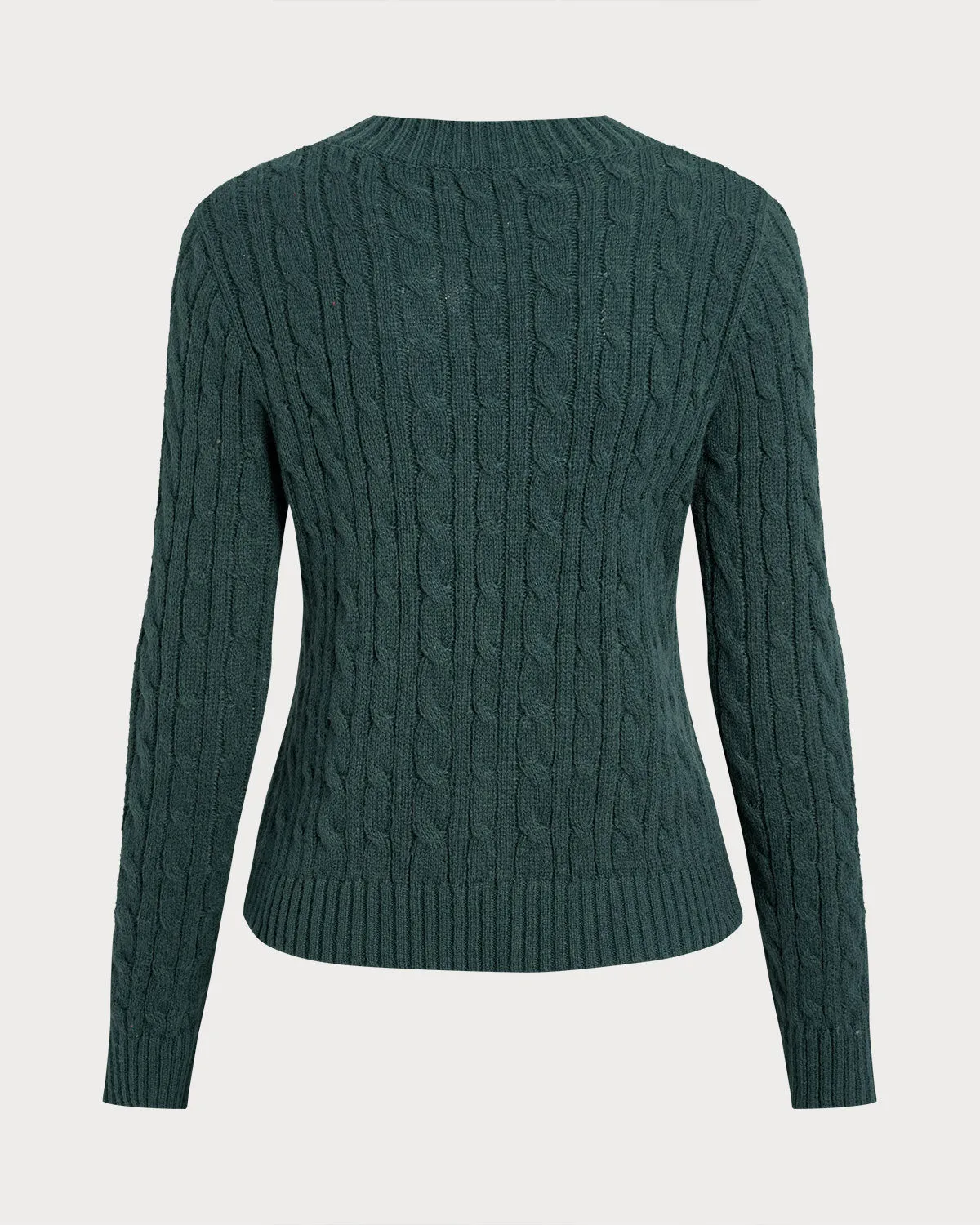 Green Single Breasted Knit Cardigan sold by rihoas product image thumbnail 2