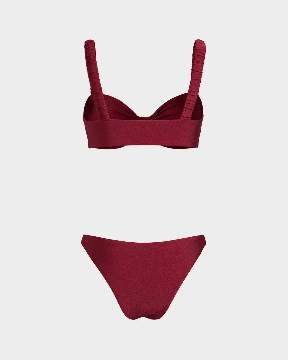 Red Bralette Bikini Sets sold by rihoas product image thumbnail 2