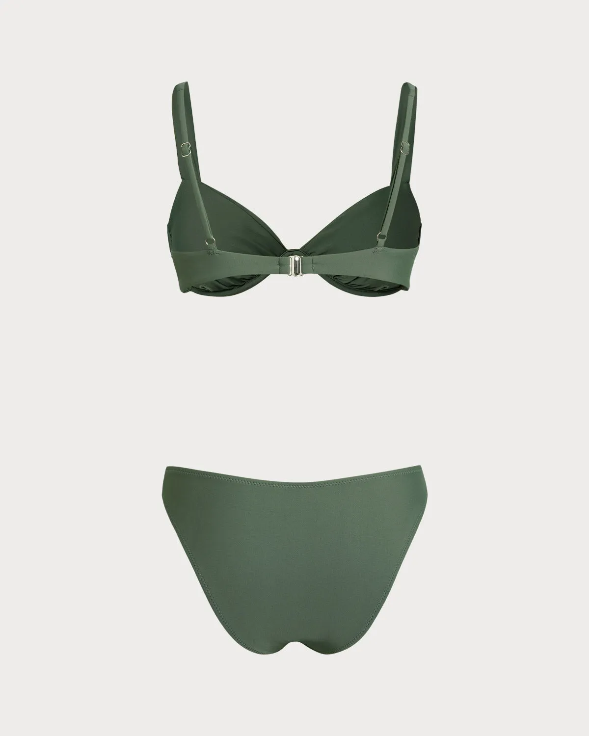 Army Green Underwire Bikini Sets sold by rihoas product image thumbnail 2