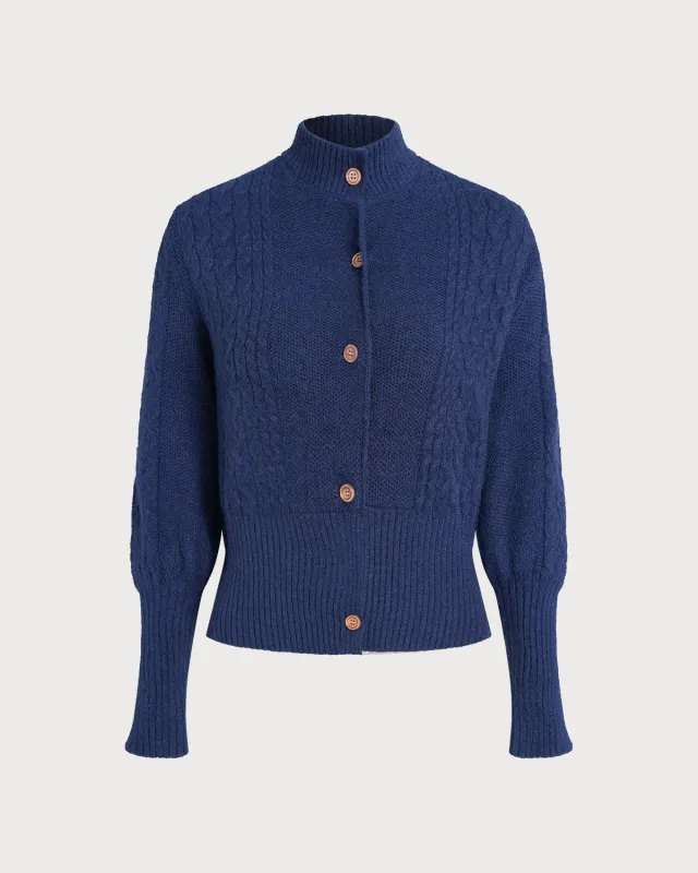 Blue Turtle Knit Cardigan sold by rihoas