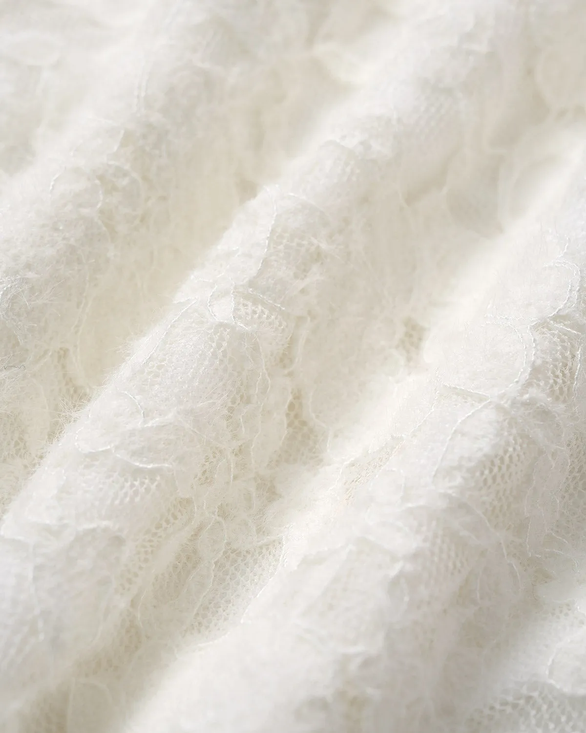 White Floral See Through Mini Dress sold by rihoas product image thumbnail 3