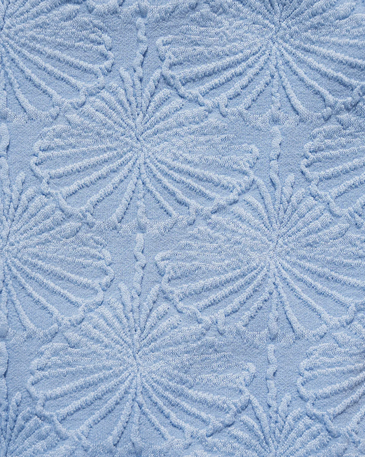 Blue Jacquard Cut Out Bikini Sets sold by rihoas product image thumbnail 3