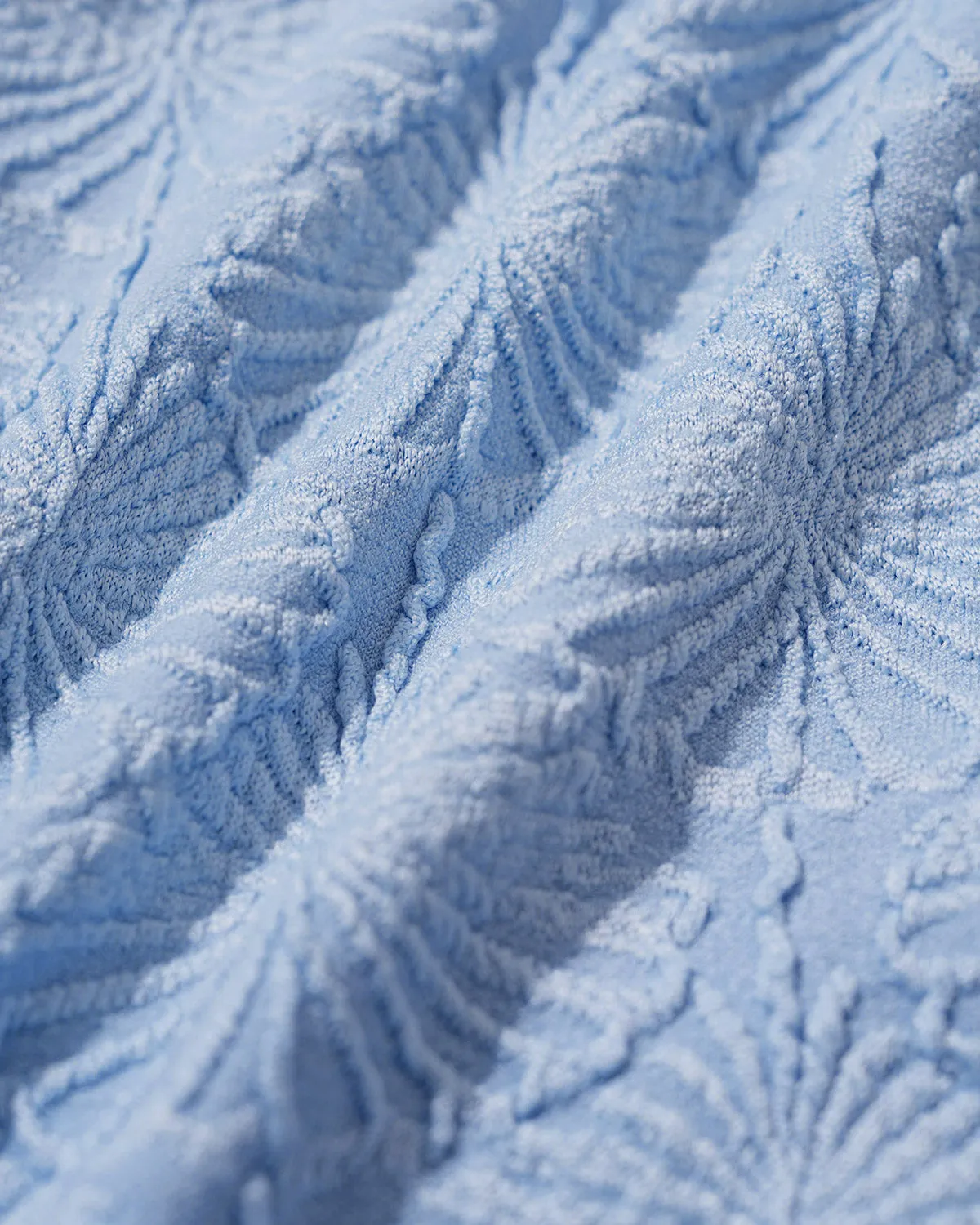 Blue Jacquard Cut Out Bikini Sets sold by rihoas product image thumbnail 4