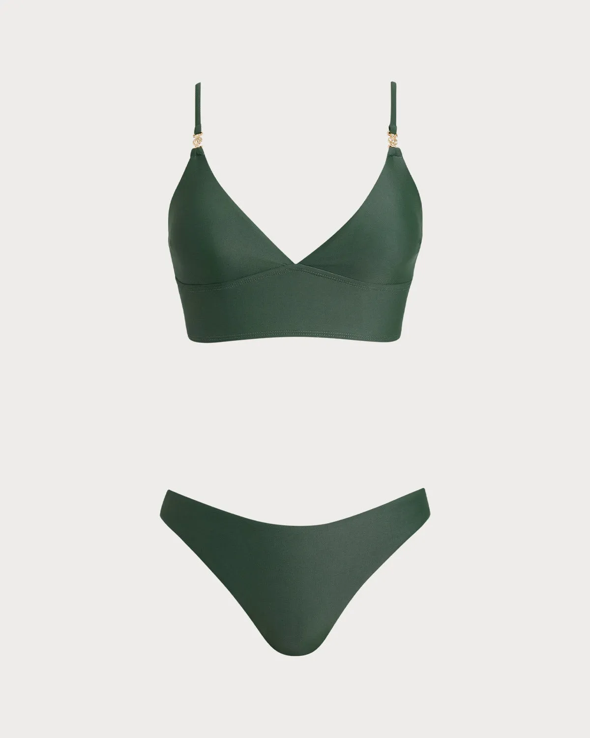 Green X Cross Tankini Set sold by rihoas