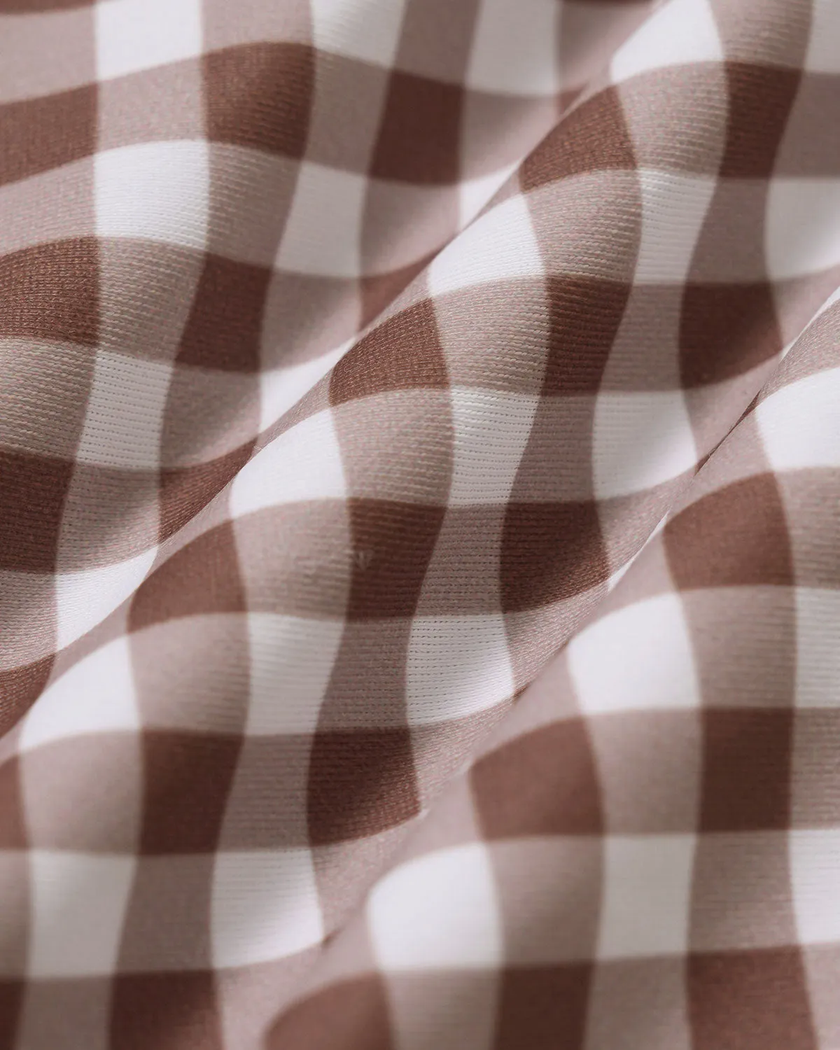 Coffee Plaid Halter Bikini Sets sold by rihoas product image thumbnail 4