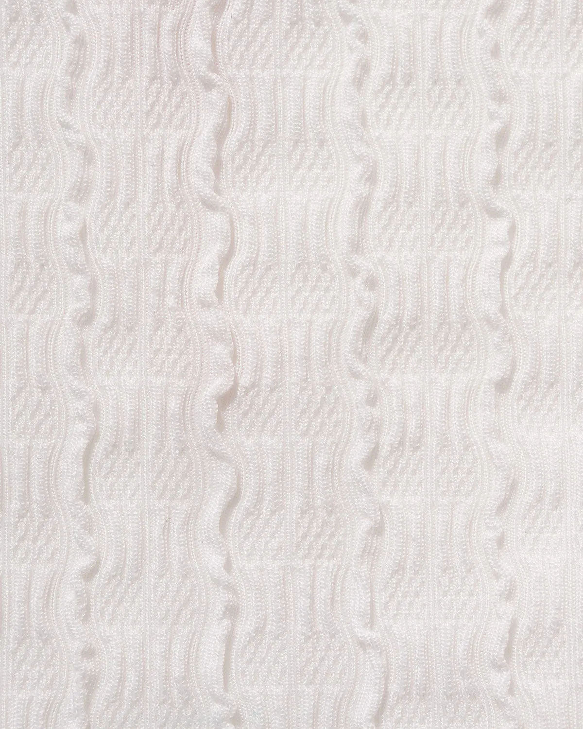 White Textured Cut Out One-Piece sold by rihoas product image thumbnail 4