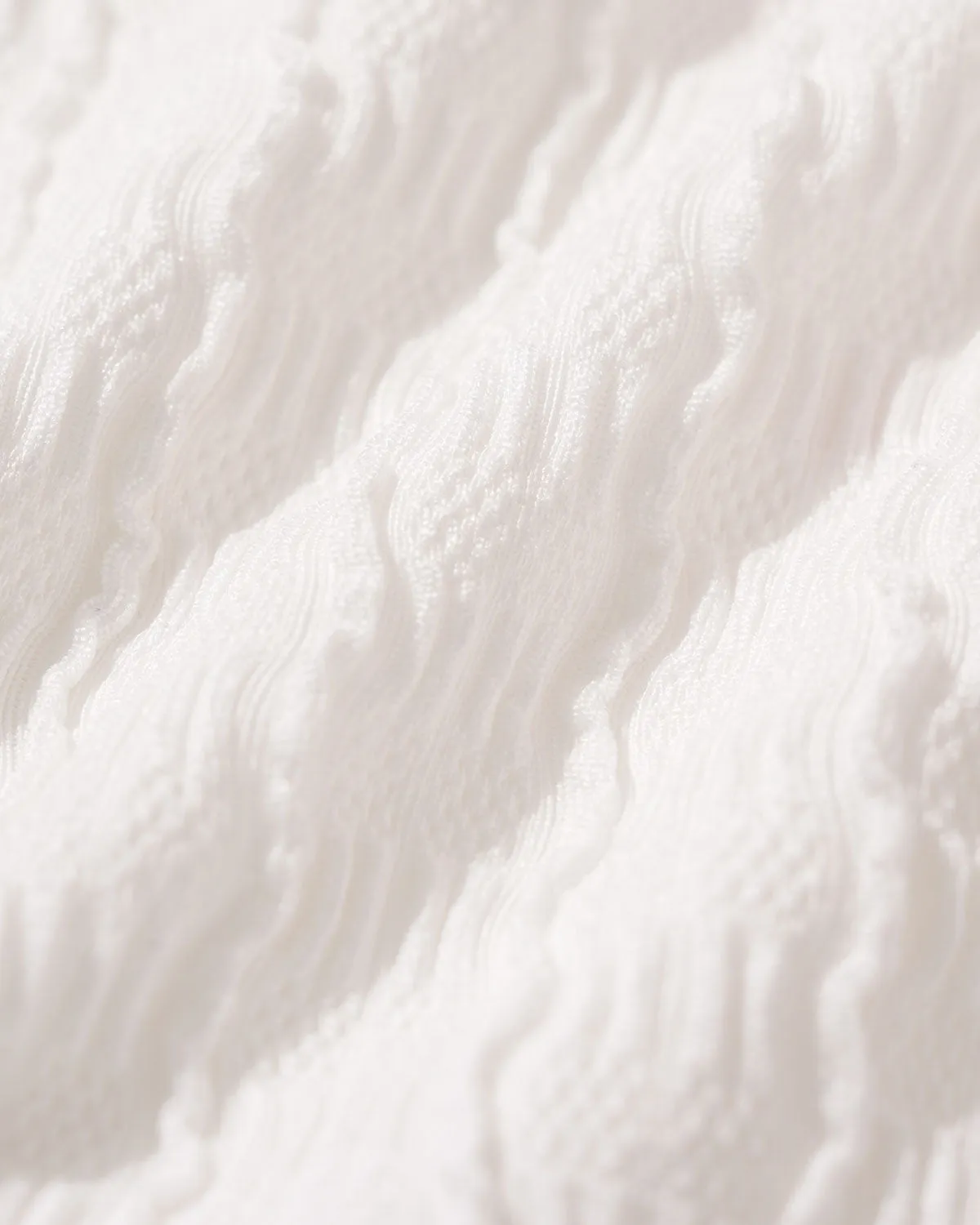 White Textured Cut Out One-Piece sold by rihoas product image thumbnail 3