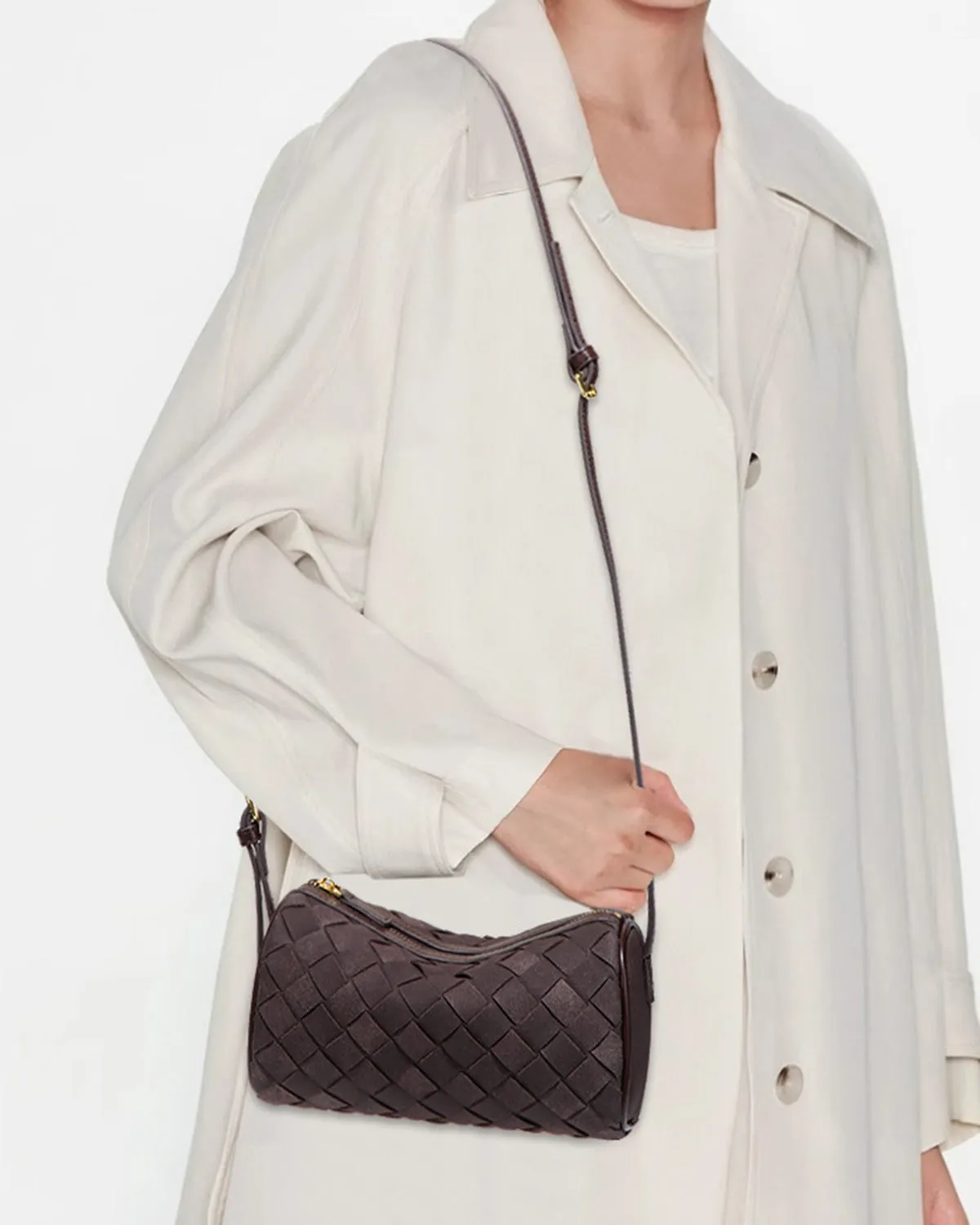 Brown PU Leather Handbag sold by rihoas product image thumbnail 3