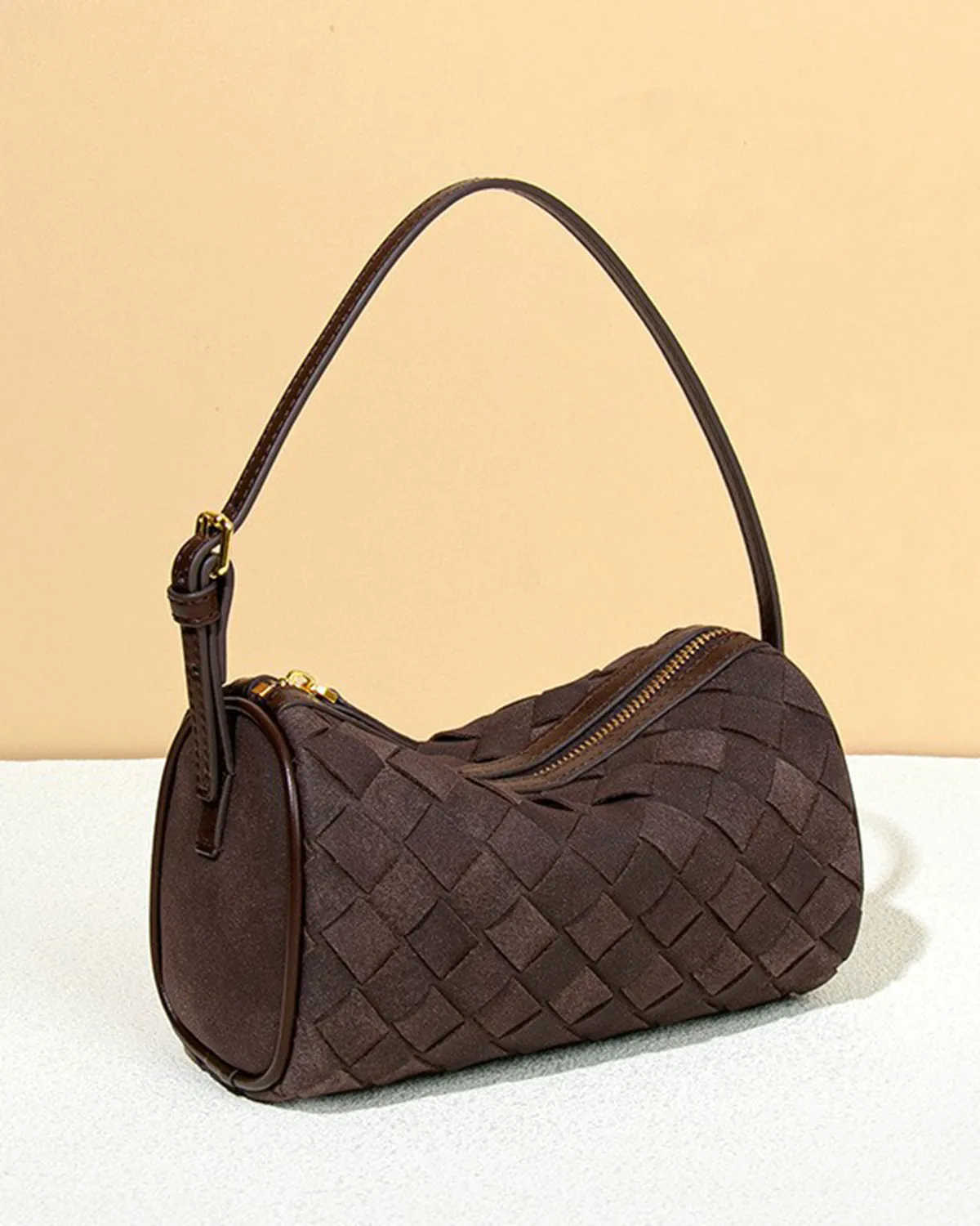 Brown PU Leather Handbag sold by rihoas product image thumbnail 2