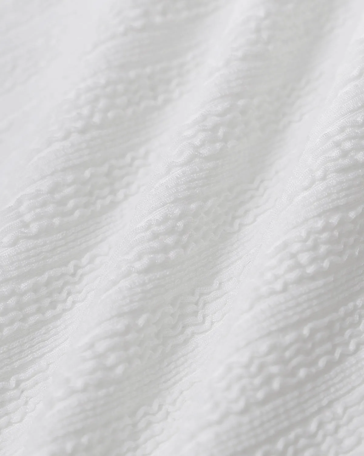 White Bralette Textured One Piece Swimwear sold by rihoas product image thumbnail 3