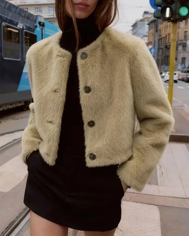 Camel Single Breasted Jacket made by rihoas