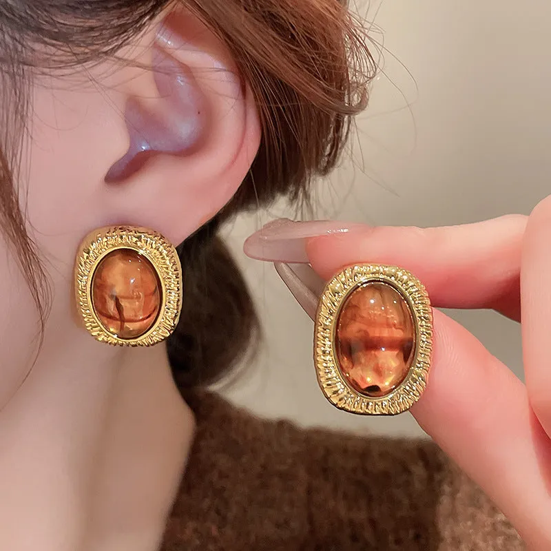 Brown Pearl Earrings sold by rihoas