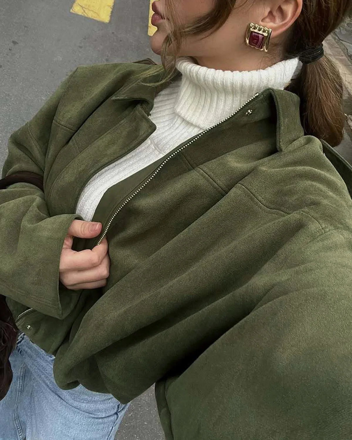 Green Button Jacket sold by rihoas product image thumbnail 2