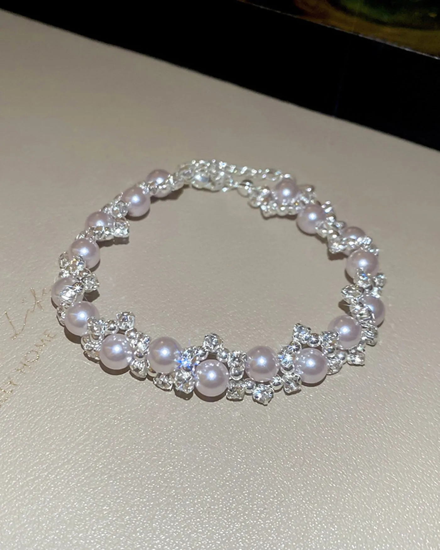 Pink Pearl Bracelet sold by rihoas product image thumbnail 2