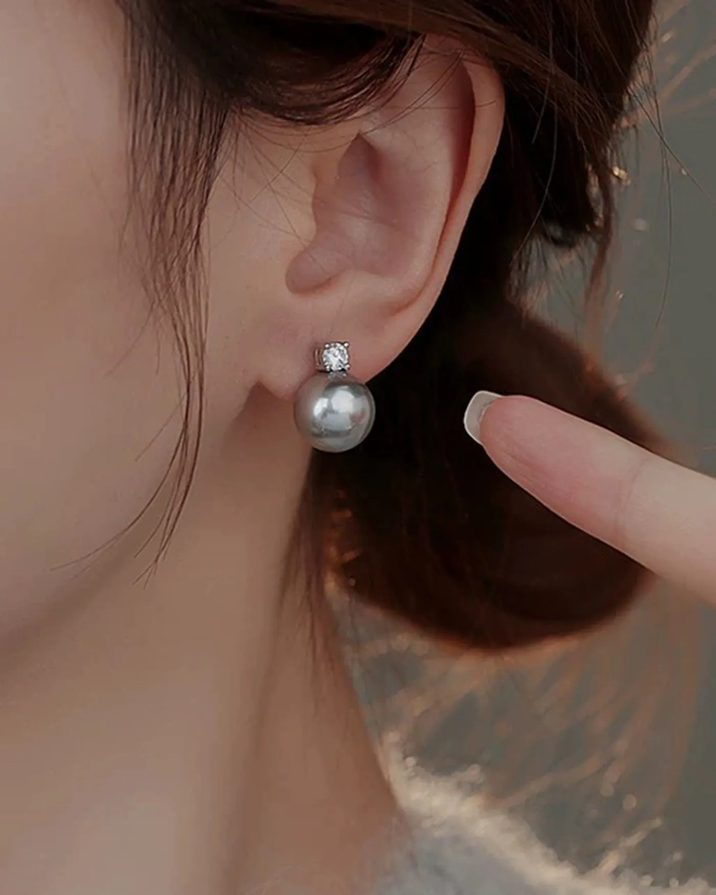 Silver Earrings sold by rihoas